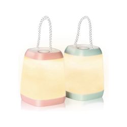 Warm Light LED Portable Lamps 2 Pack
