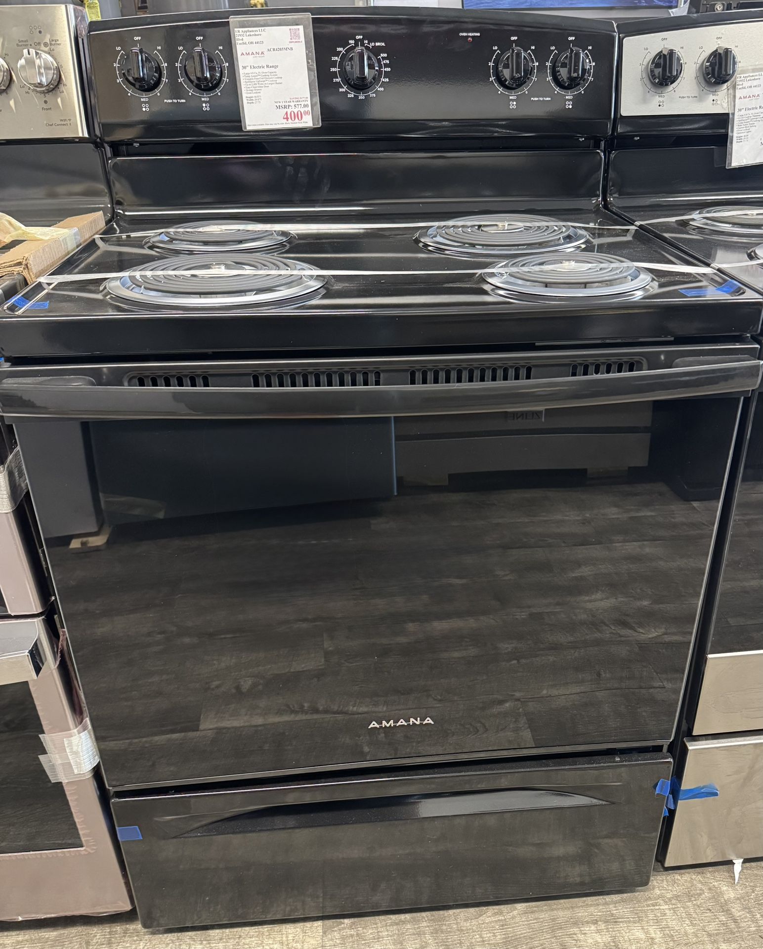 Amana 30" Electric Range