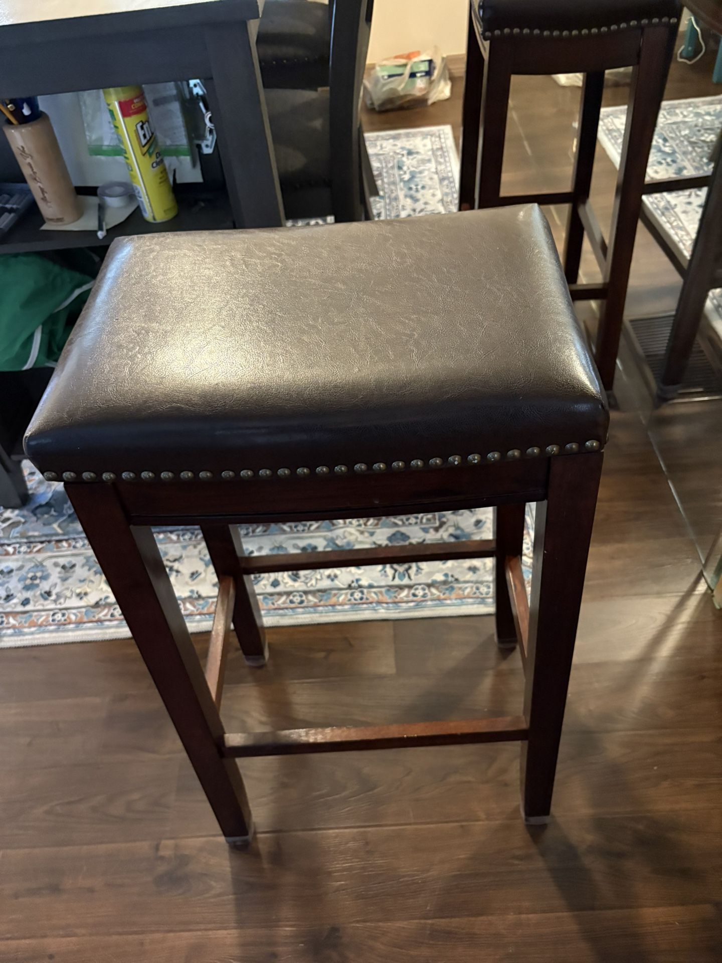 Leather Bar Stool