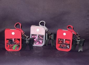Halloween Character Pocket Hand Sanitizer Keychain