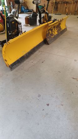 Snow plow: 7.5' length.  TWO available.