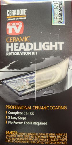 Headlight restoration kit