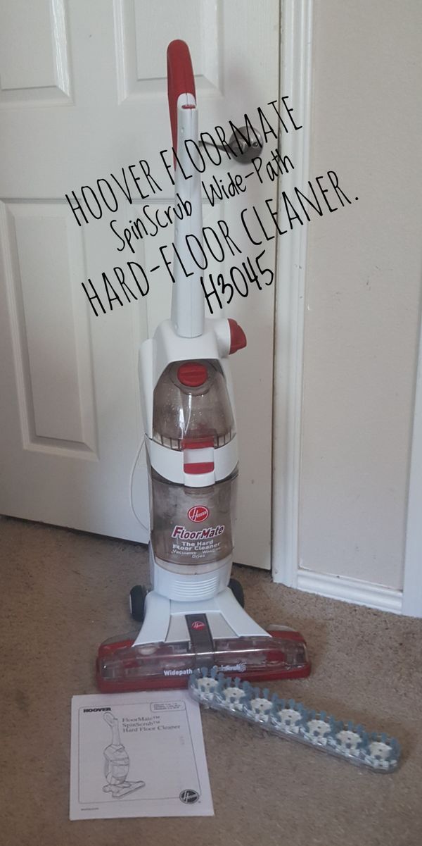 Hoover H3045 Floormate Spinscrub Wide Path Hard Floor Cleaner For