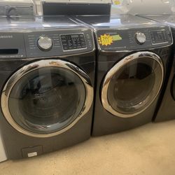 Samsung Used Front Load Washer And Electric Dryer Working Perfectly 4 Months Warranty ,