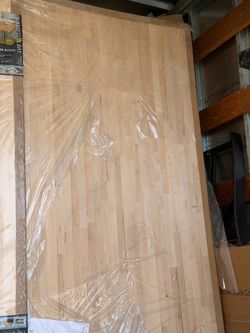 6Ft.x39”x1.5” BUTCHER BLOCK COUNTER TOP SOLID WOOD 🪵