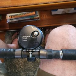 Salt water fishing rod & reel