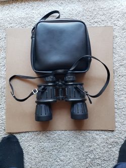 Vintage binoculars Traq 7×50 in good condition.