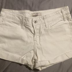 Levi White Shorts