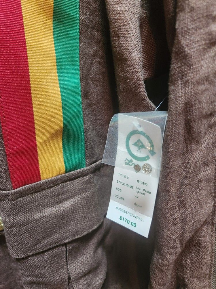 New Mens LRG Linen Jacket 4XL