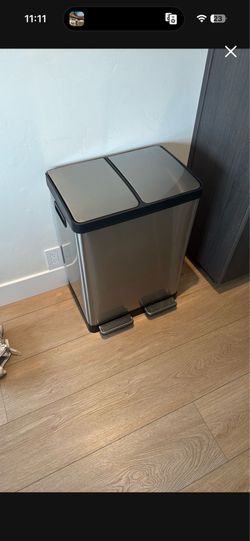 Simple Human Soft Close Double Sided Trash Can