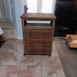 Wicker Dresser/TV Stand