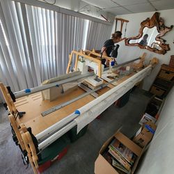 Long Arm quilting machine and table (King size)