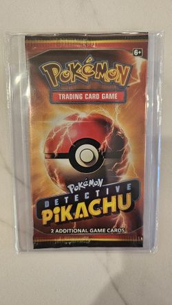 Mint Pokemon Detective Pikachu Booster Pack Factory Sealed