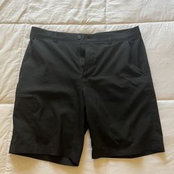 Jack Nicklaus Mens Performance Golf Shorts 34 Zip Fly Ball Pocket Black