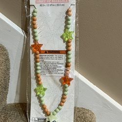 Halloween light up Necklace Alien 35” long New costume accessories