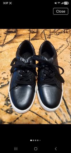 Stylus Faux Leather Memory Foam Sneakers