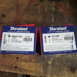 front and rear brake pads