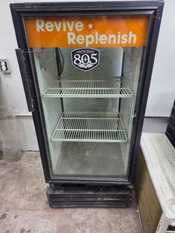 True commercial double glass door refrigerator  for drinks cold beer etc. Perfect for man cave pool house outside BBQ