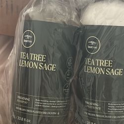 Shampoo And Conditioner  Tea Tree Sage