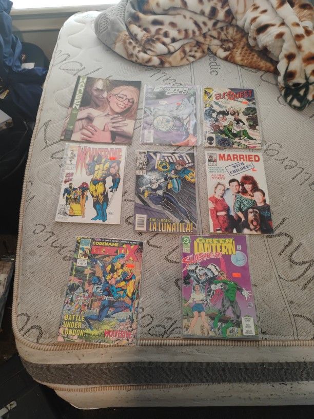 9 Comic Book Lot 