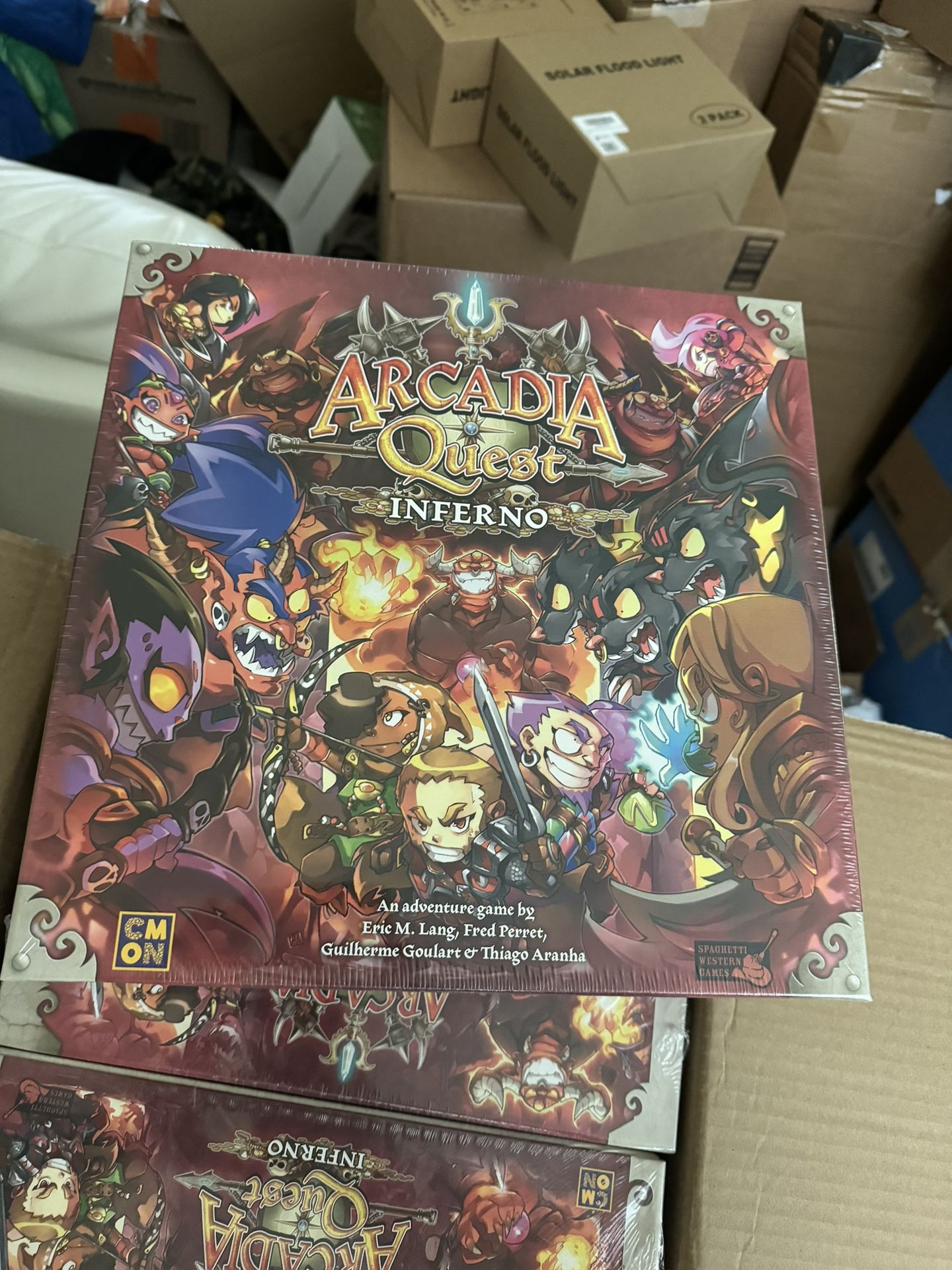 Arcadia Quest: Inferno Board Game From Cool Mini or Not - Brand New