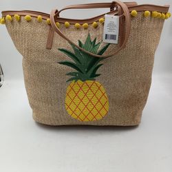 Oversized Pineapple Beach/Tote Bag.