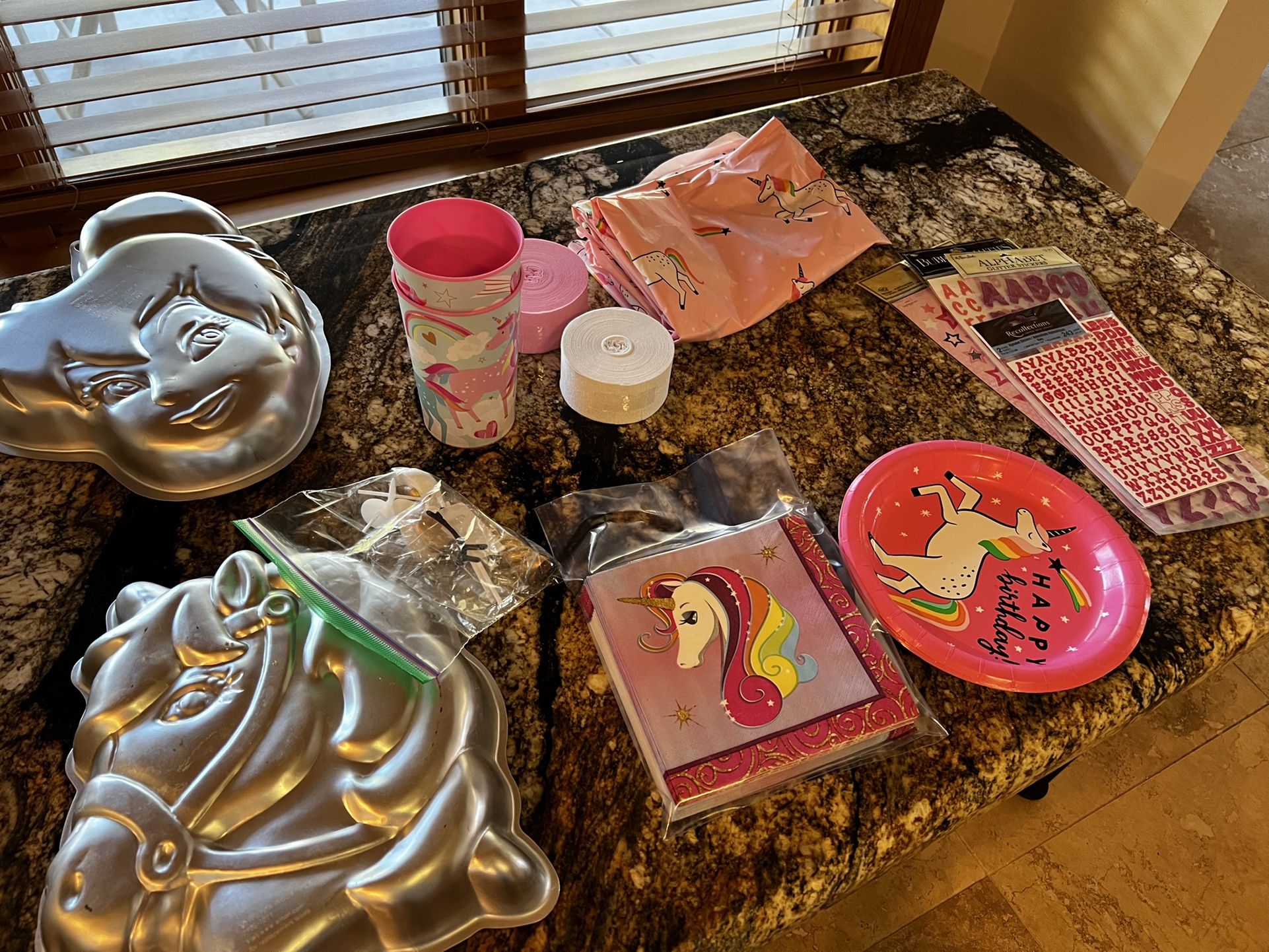 Unicorn Birthday Party Supplies 