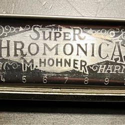 vintage M. Hohner Super Chromonica (Model 270) in good condition (with case)