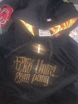 Ecko Unltd Studded Zip Up Hoodie