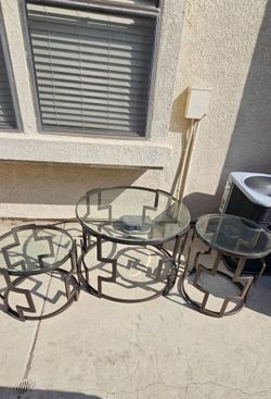 Living room table set