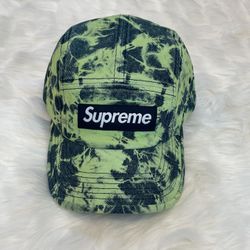SUPREME DENIM CAMP CAP FW22 H145 Dyed Green NEW and StockX verified!!!