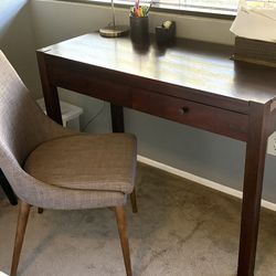 Wooden desk & Chair