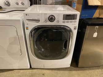 LG White Front Load Steam Washer/Dryer Model #WM3997HWA