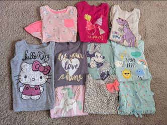 Toddler Girl Long Sleeve Bundle - Size: 4T