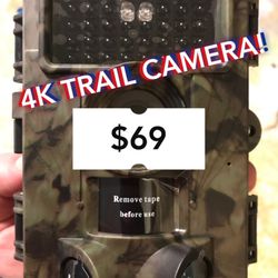 4k Trail Camera Brand New