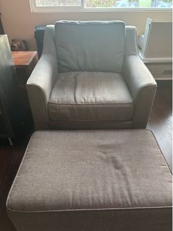 Free Chair and Ottoman