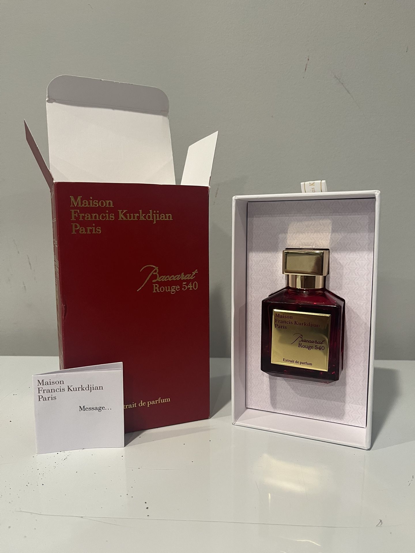Maison Francis Kurkdjian Paris 70ml Baccarat Parfum Brand new(OPEN TO OFFERS)