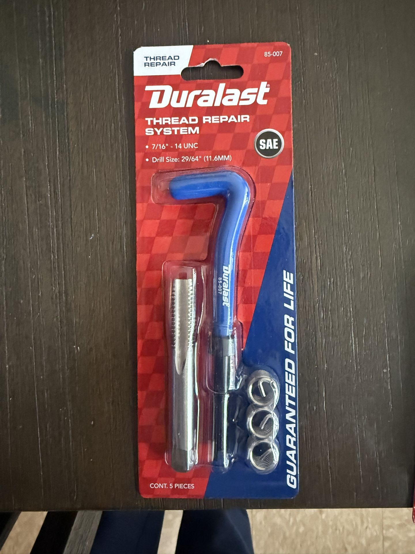 THREAD REPAIR SYSTEM • 7/16* - 14 UNC SAE • Drill Size: 29/64" (11.6MM)