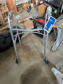 Drive Medical Folding Walker with Wheels
