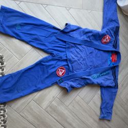 Adidas Limited Edition Y5 Blue Gracie Barra Gi