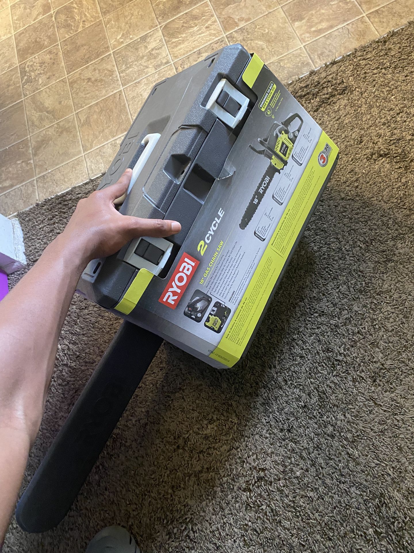 ryobi 18 in. chainsaw