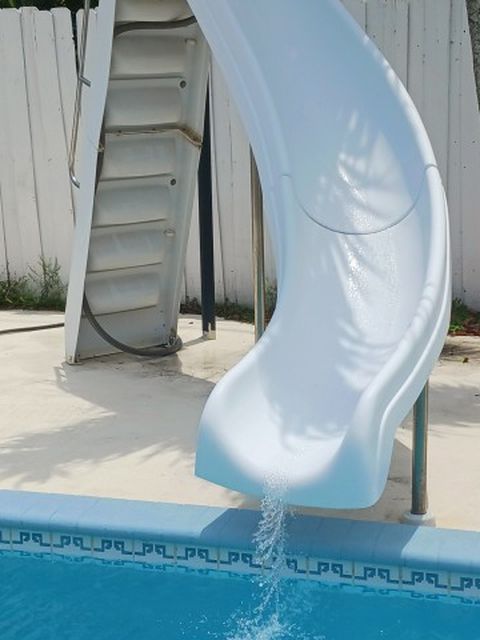 Swimming Pool Slide 