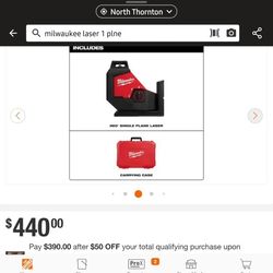 Milwaukee Laser Single Plane