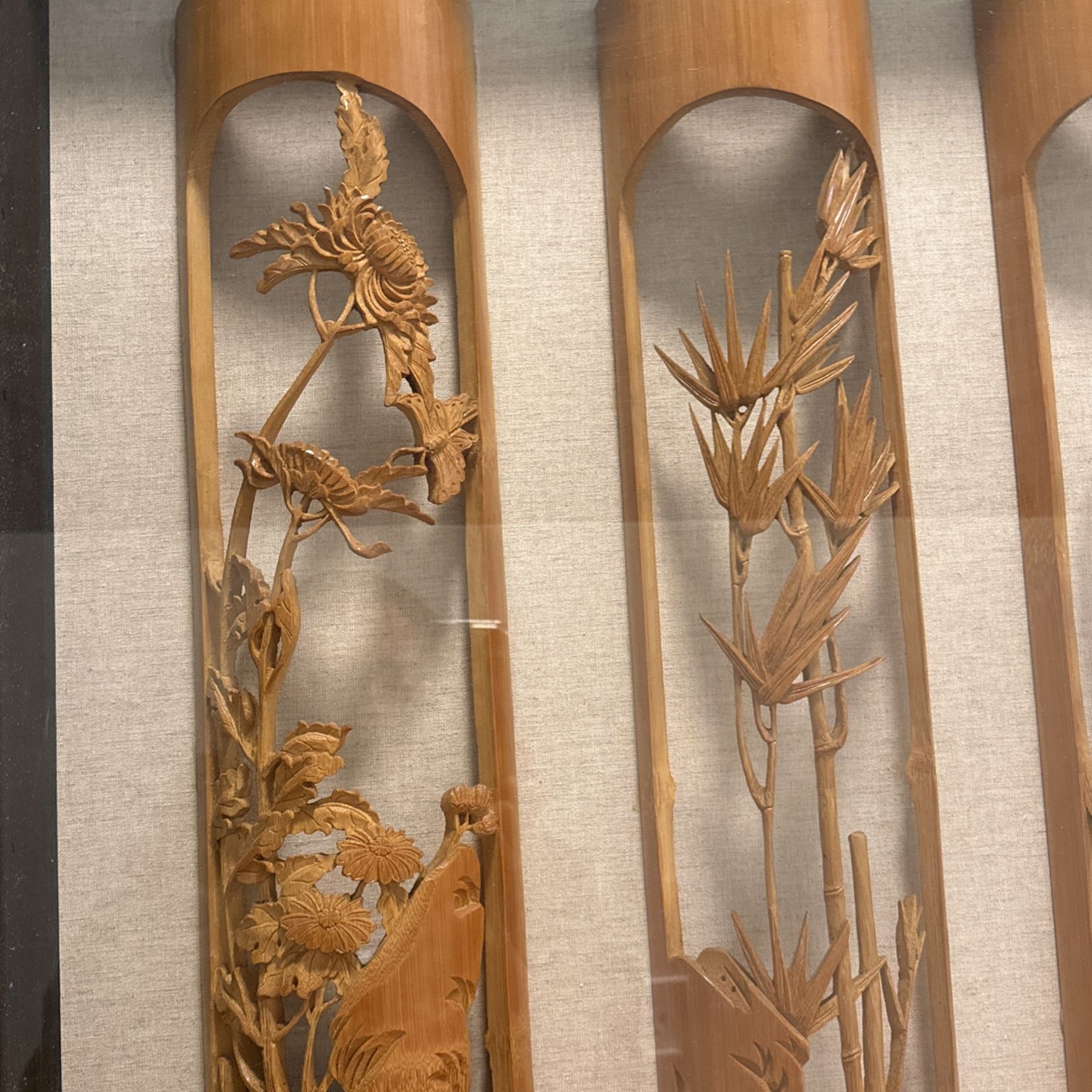 Exquisite bamboo carving