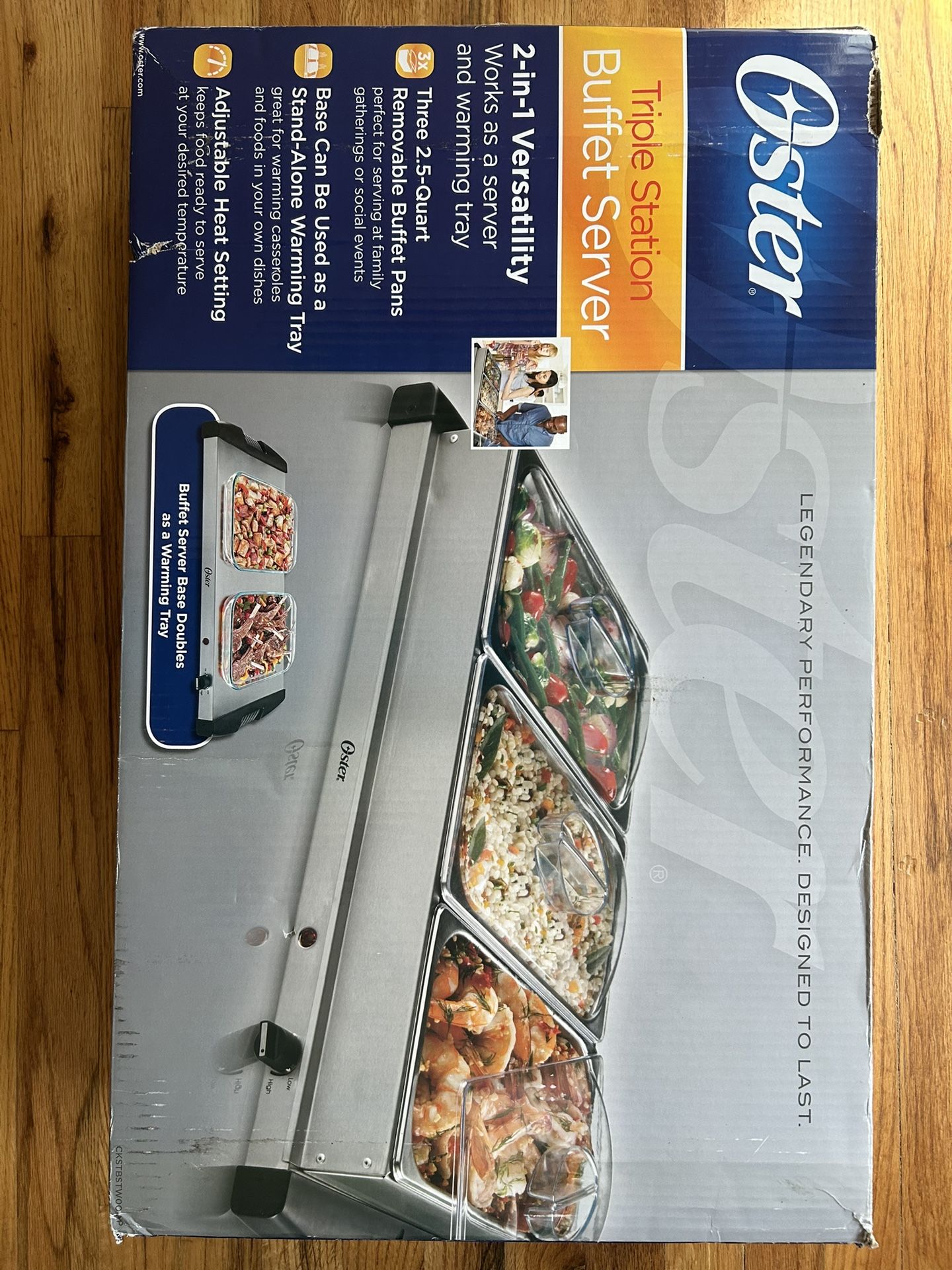 Triple Burner Buffet Server