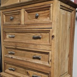Pine 5 Drawer Dresser - 2 available 