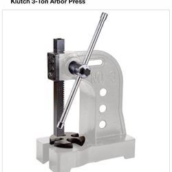 Brand New Arbor Press #3 Tons