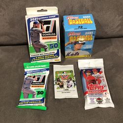 Baseball Card Boxes & Packs Lot