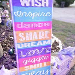 Inspirational Girl Wall Decoration