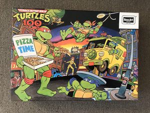 Photo Teenage Mutant Ninja Turtles 1989 Pizza Time 100 Piece Puzzle Complete
